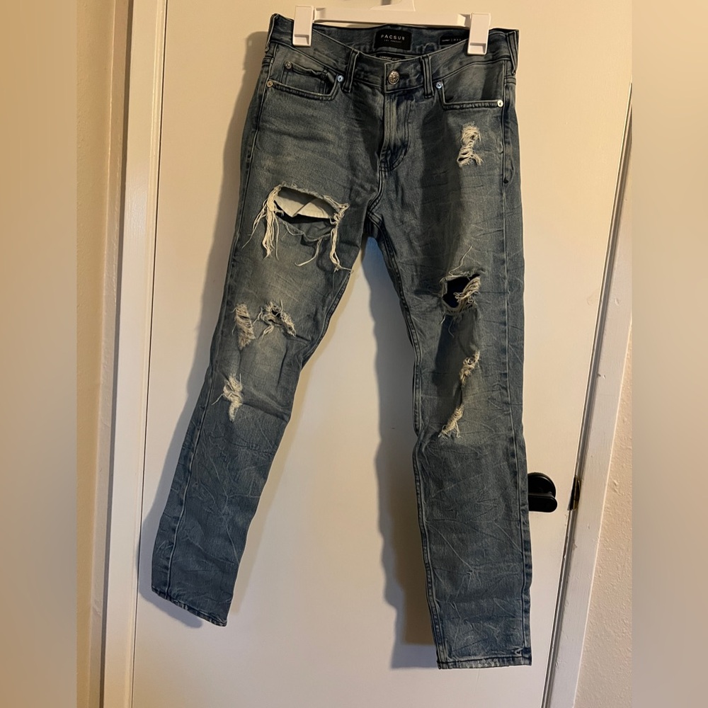 PacSun Distressed Comfort Stretch Skinny Jeans 30x32